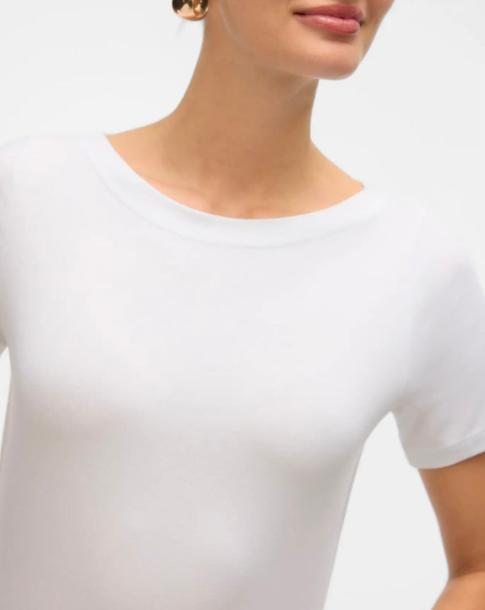 VERO MODA - PANDA MODAL TOP - BRIGHT WHITE