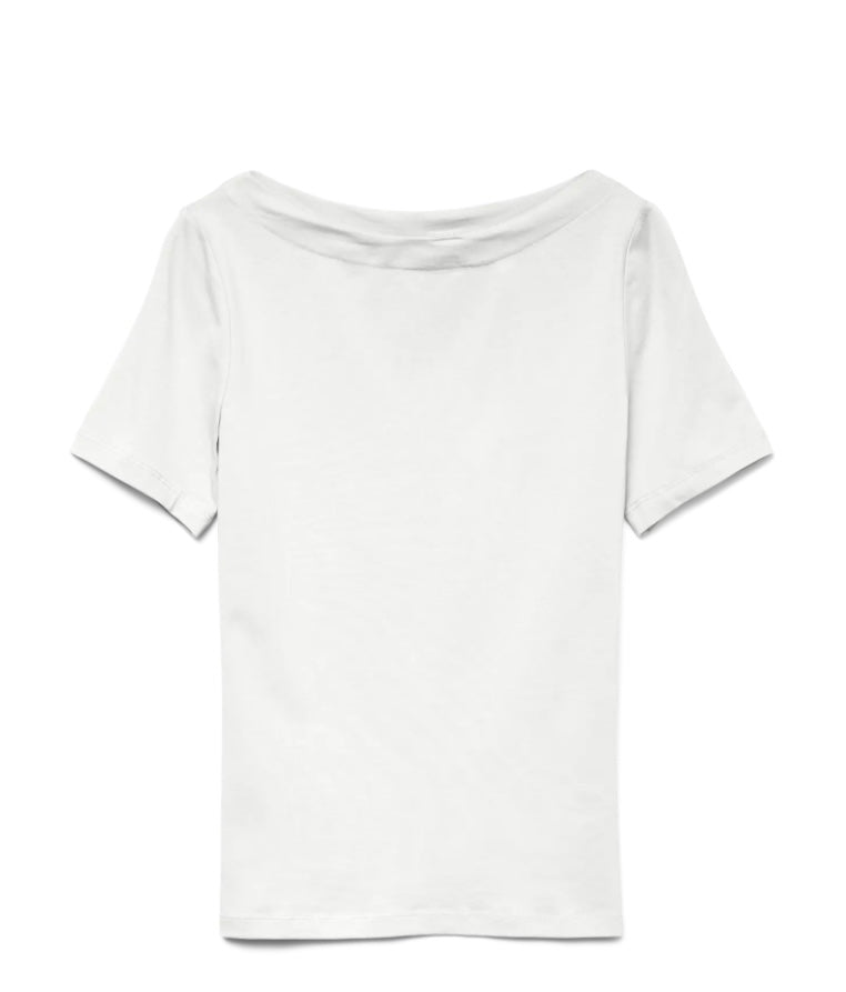 VERO MODA - PANDA MODAL TOP - BRIGHT WHITE