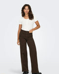 ONLY - MADISON BLUSH HW WIDE - DARK BROWN DENIM