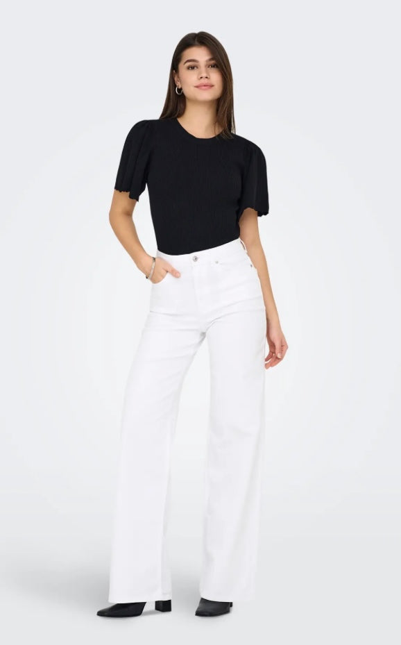 ONLY - MADISON BLUSH HW WIDE 15310632 - WHITE
