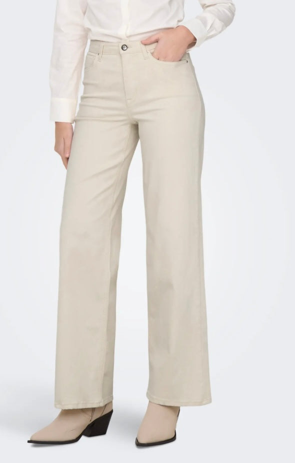 ONLY - MADISON BLUSH HW WIDE 15310632 - ECRU