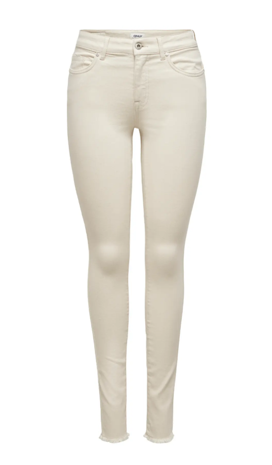 ONLY - BLUSH LIFE MID RAW - ECRU