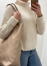 Ladda upp bild till gallerivisning, SELECTED FEMME - SELMA LS KNIT PULLOVER - BIRCH
