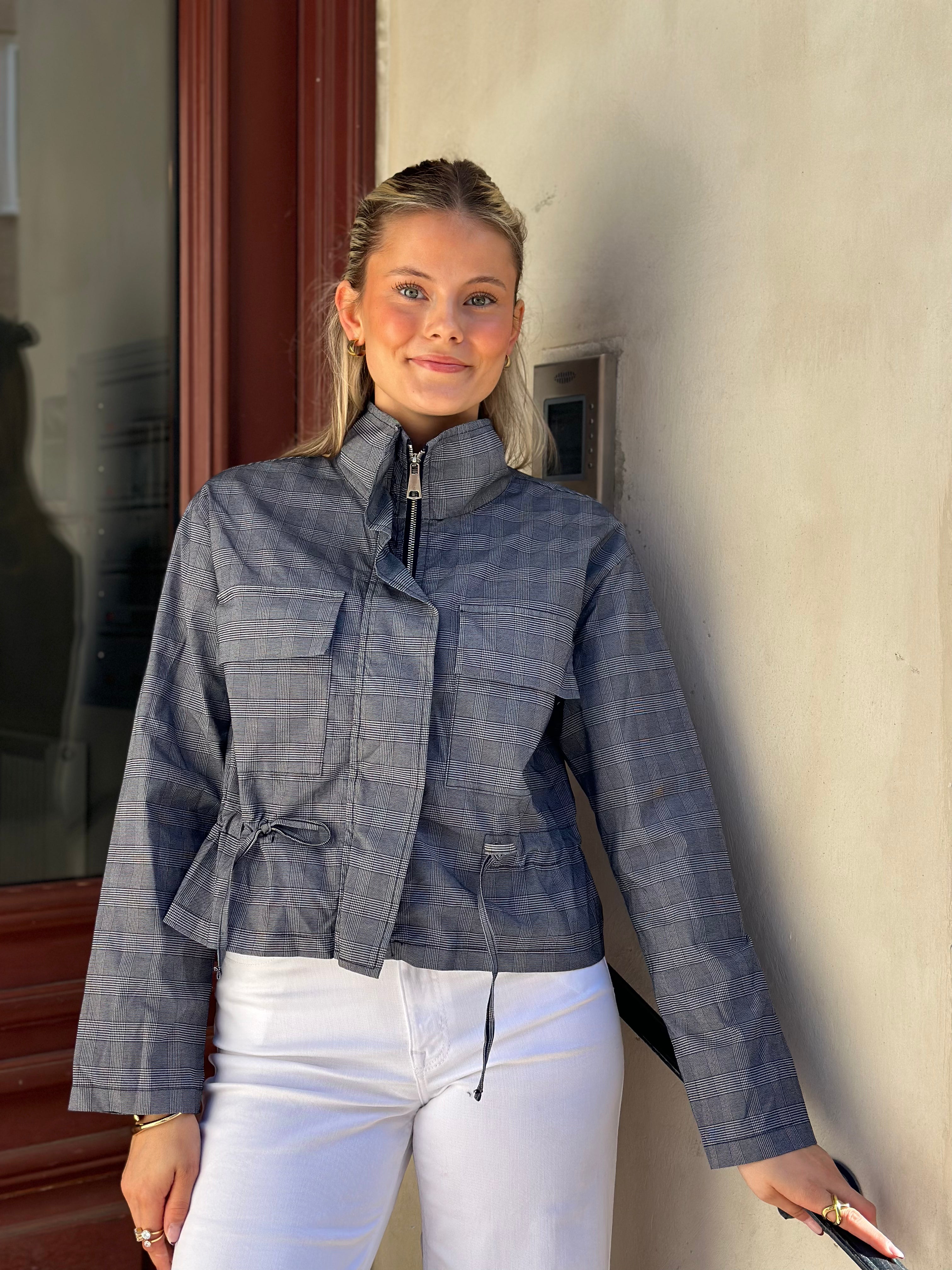 MARTA - DAWN JACKET 52237M - BLUE CHECK