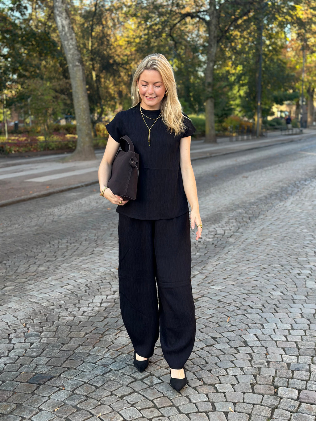SOAKED - CEVILLA PANTS 30409669 - BLACK