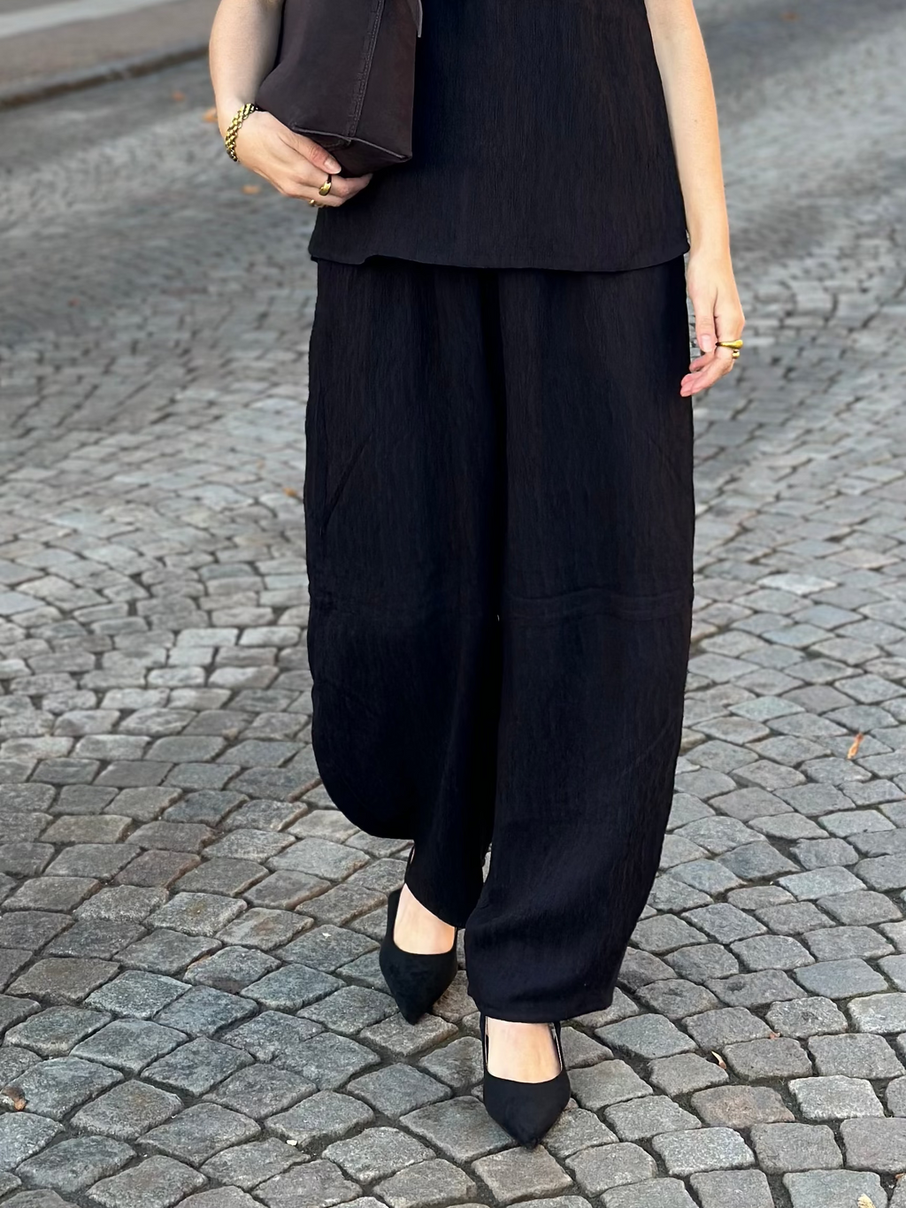 SOAKED - CEVILLA PANTS 30409669 - BLACK