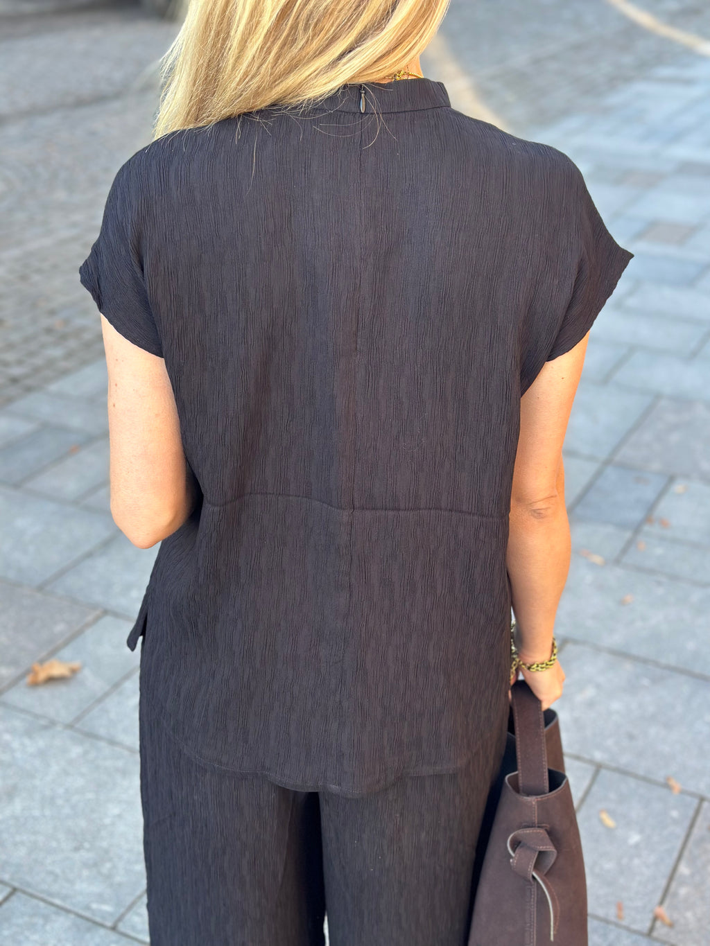 SOAKED - CEVILLA HIGHNECK BLOUSE 30409752 - BLACK