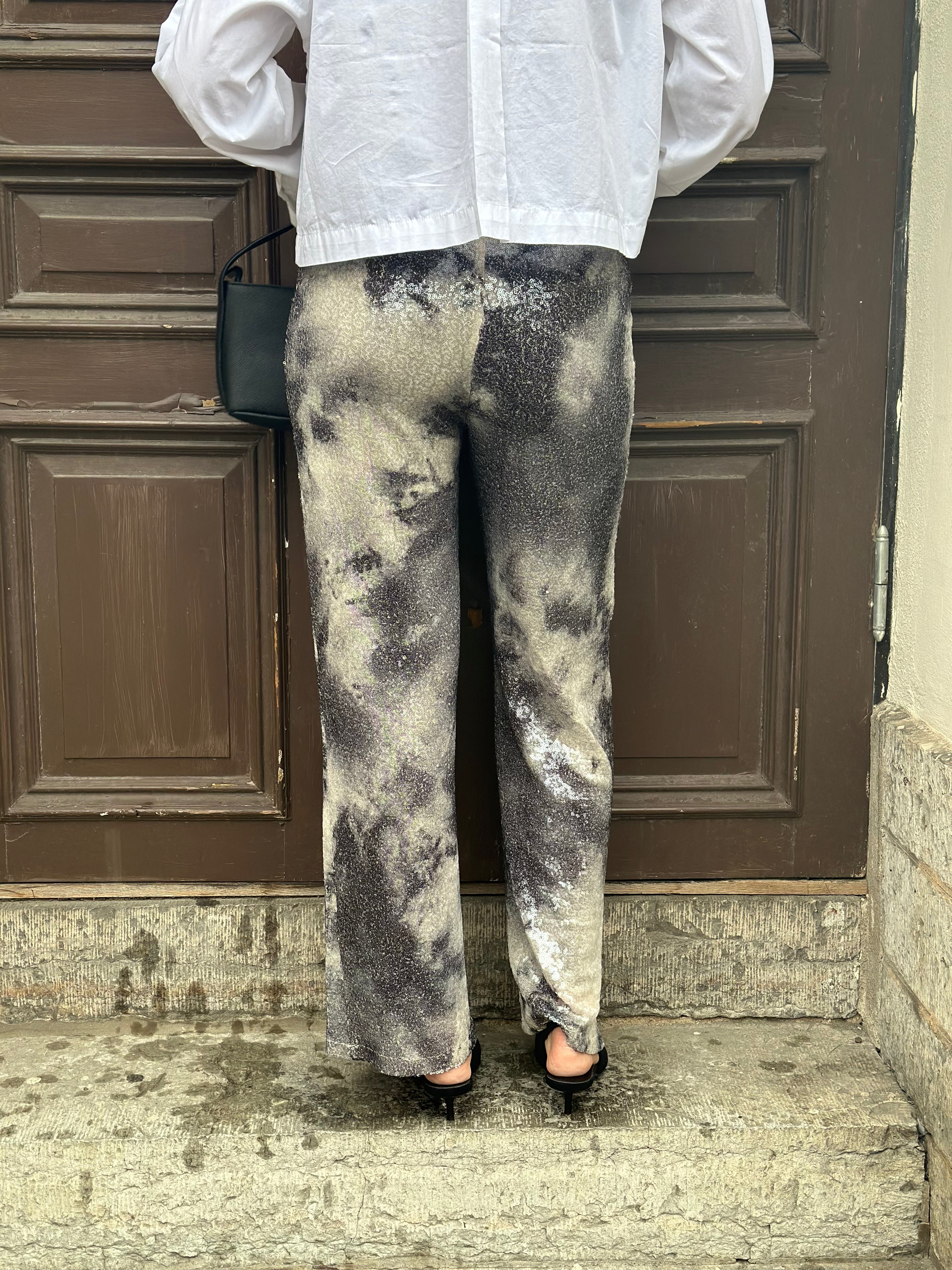 SOAKED - MACY PANTS 30409755 - PISTACHIO TURBULENE