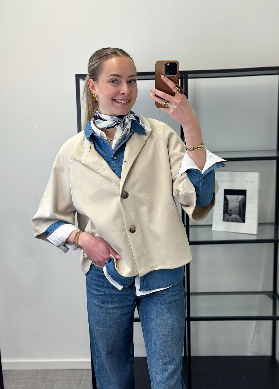 MARTA - BRITTA JACKET  248370PL - BEIGE