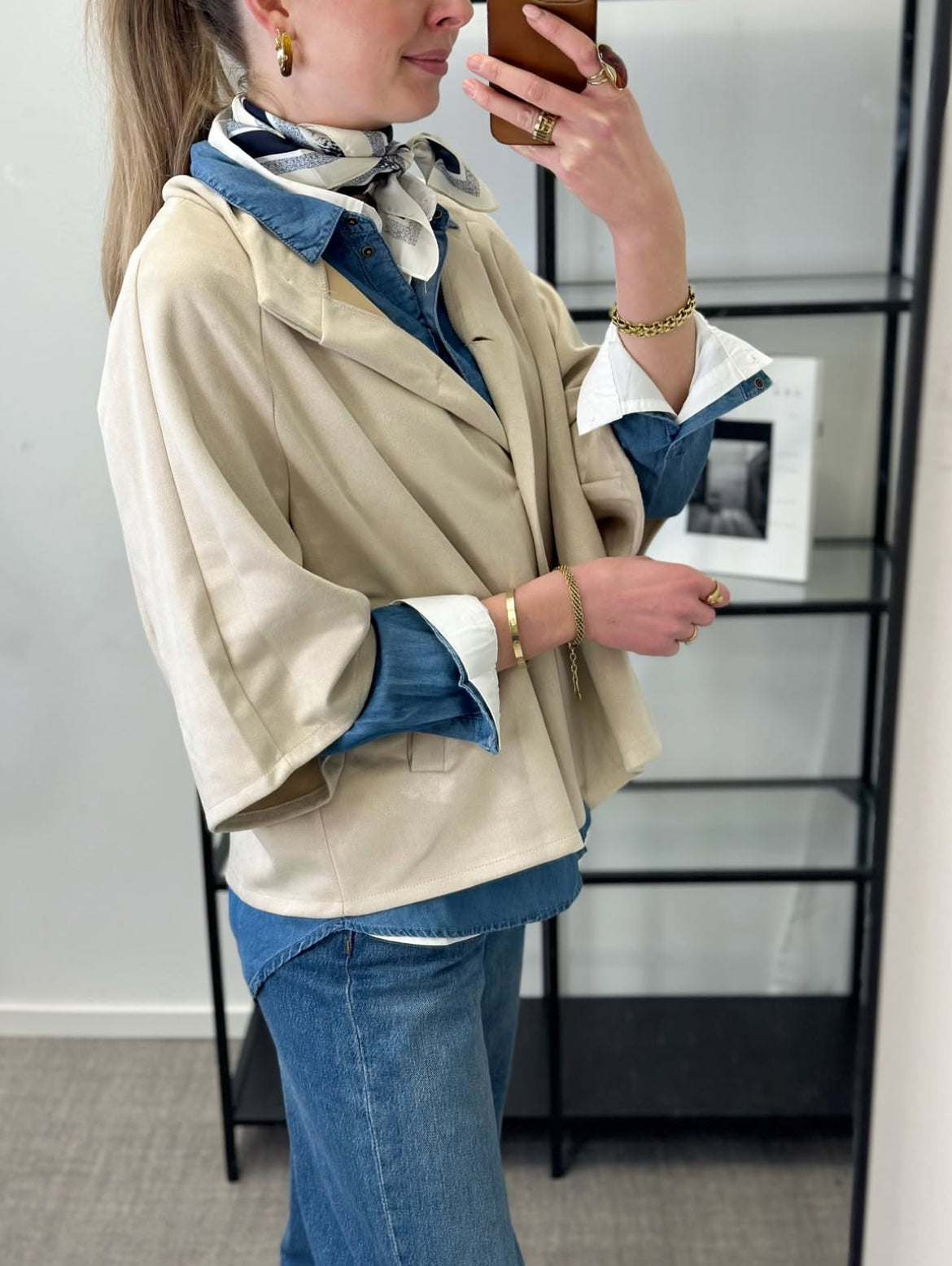 MARTA - BRITTA JACKET  248370PL - BEIGE