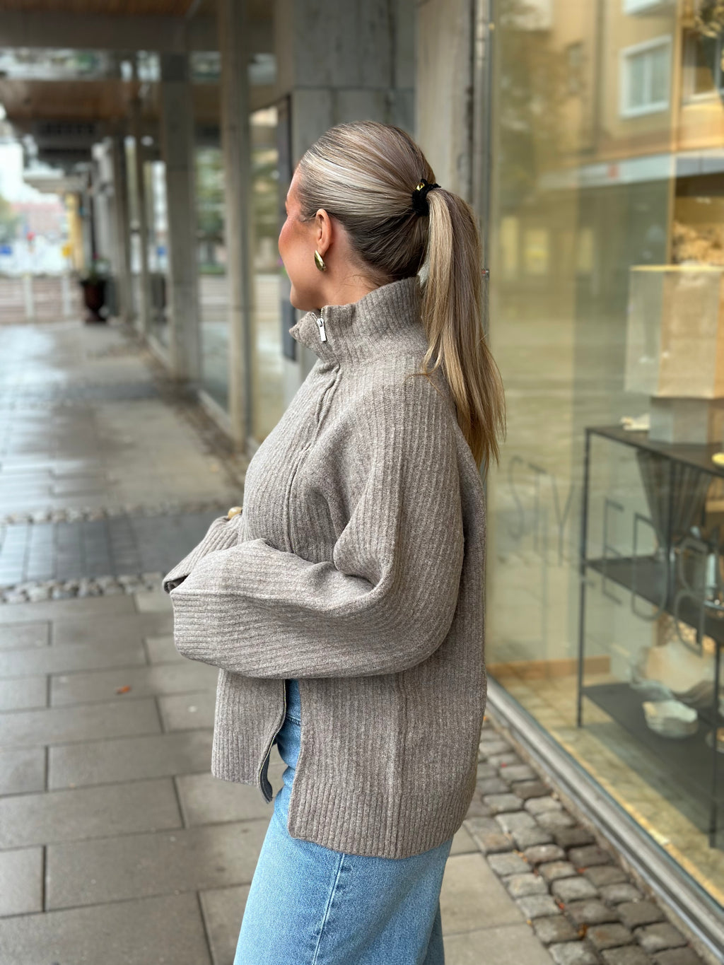 SOAKED - ACORN PULLOVER - SILVER MINK MELANGE