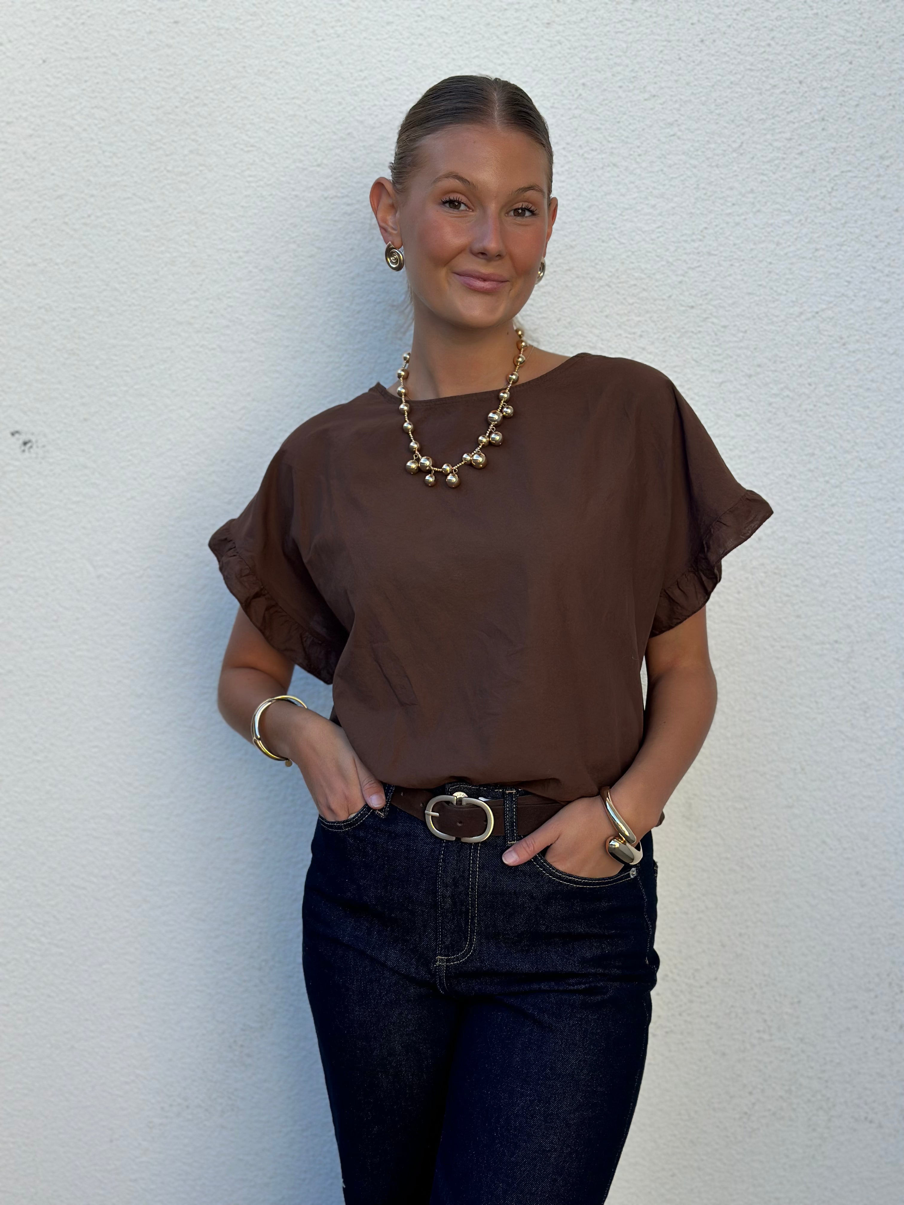 MARTA - BLUS 86493 - CACAO