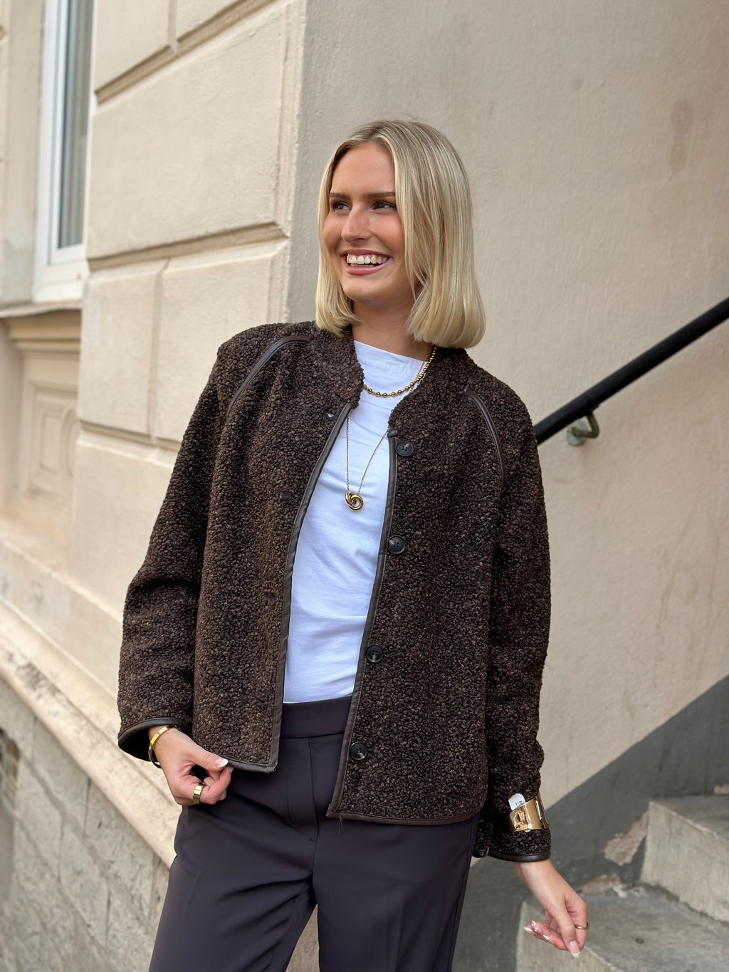 LEVETÉ ROOM - PERNILLE JACKET 101285 - BROWN
