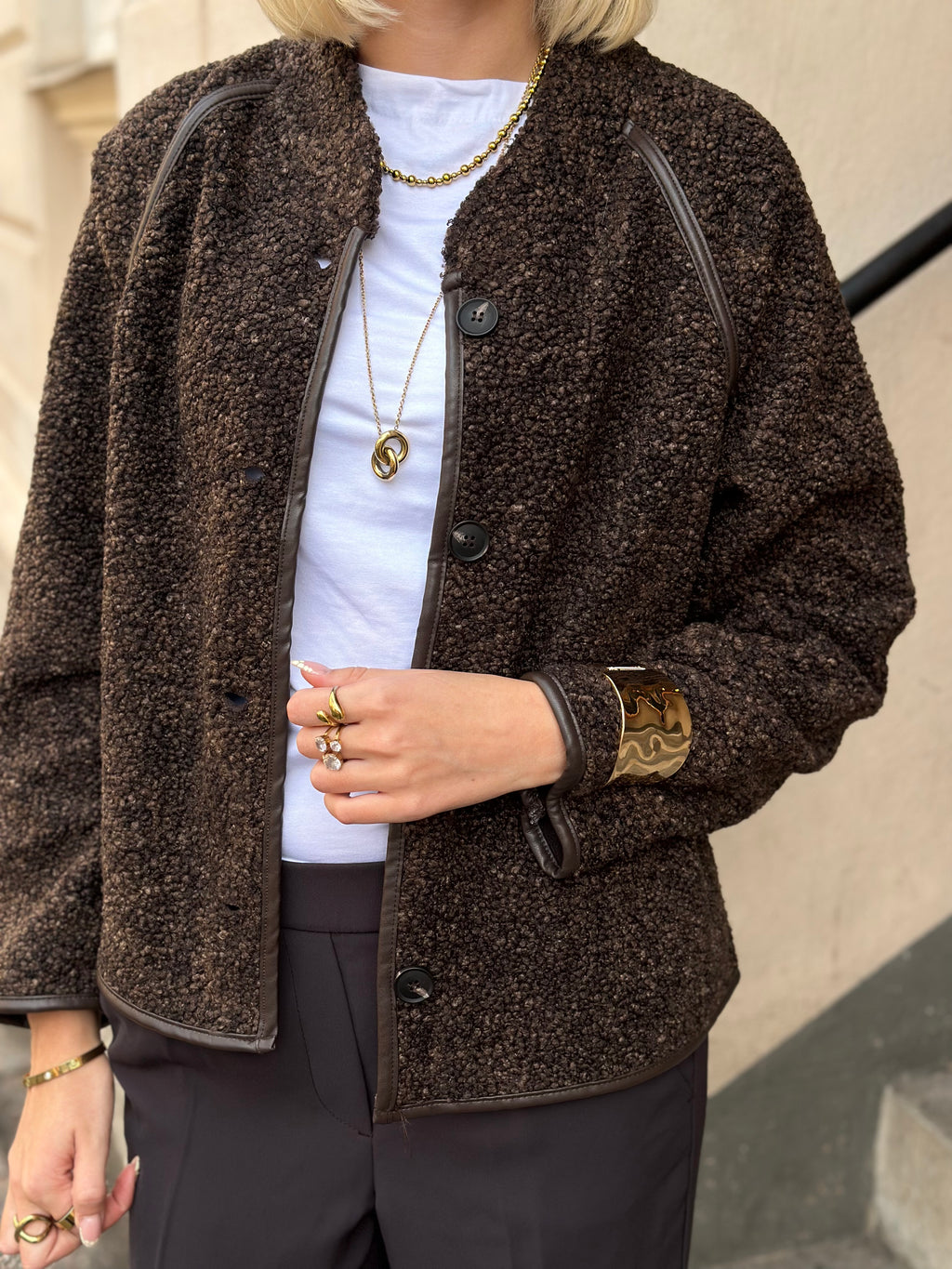 LEVETÉ ROOM - PERNILLE JACKET 101285 - BROWN