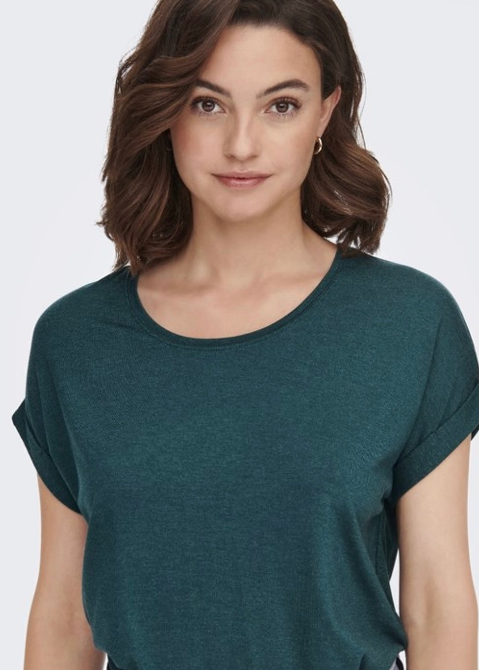 ONLY - MOSTER - SS O-NECK TOP - DEEP TEAL