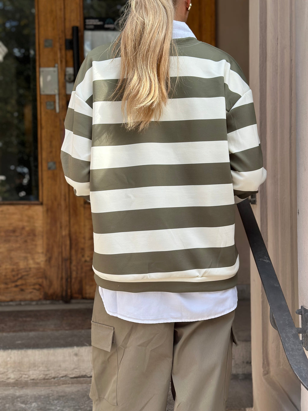 MARTA - NERINA SWEATSHIRT 22659S - MILITARY/MORO