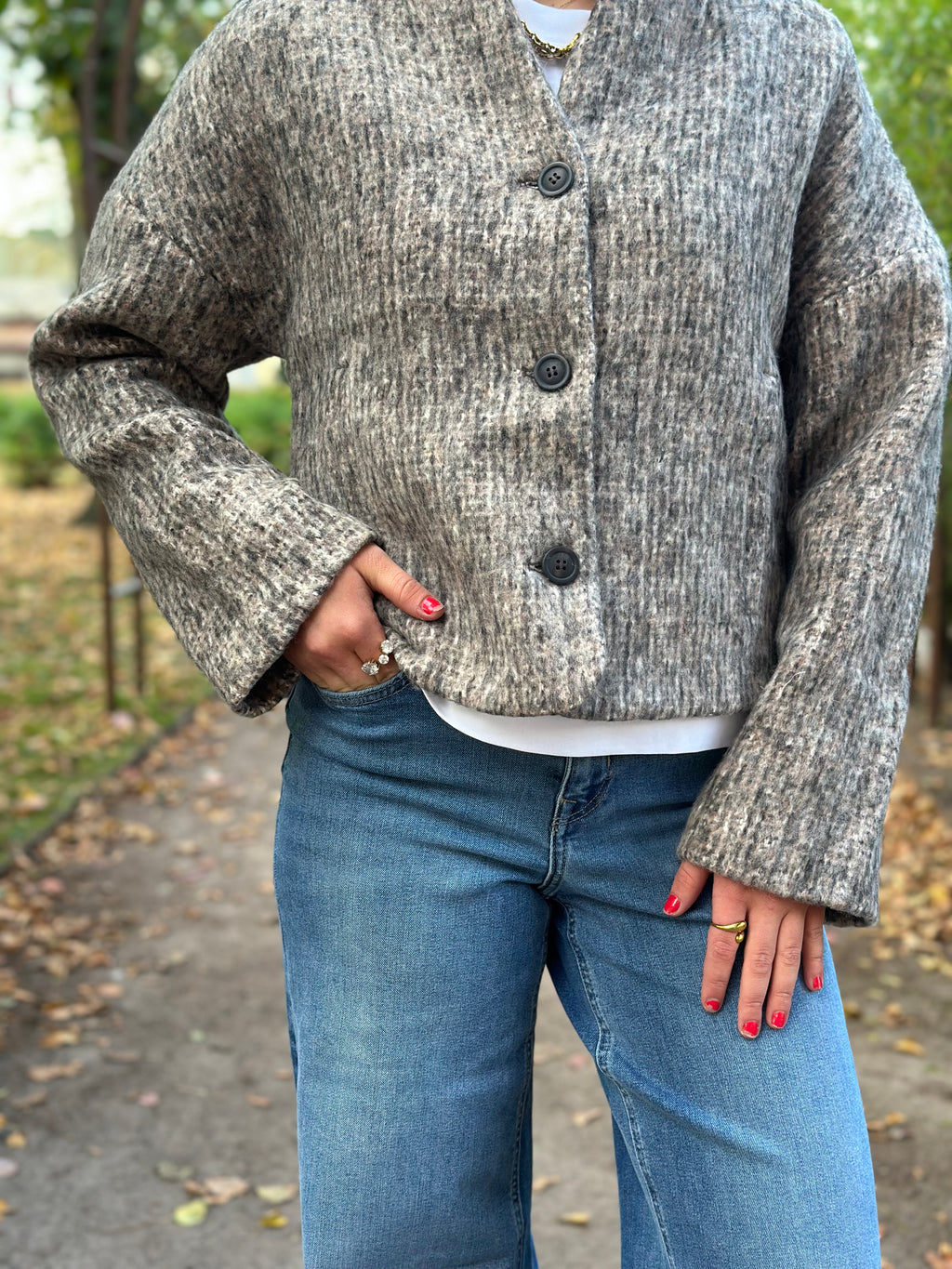 LEVETÈ ROOM - TAMARA JACKET 301711 - BEIGE
