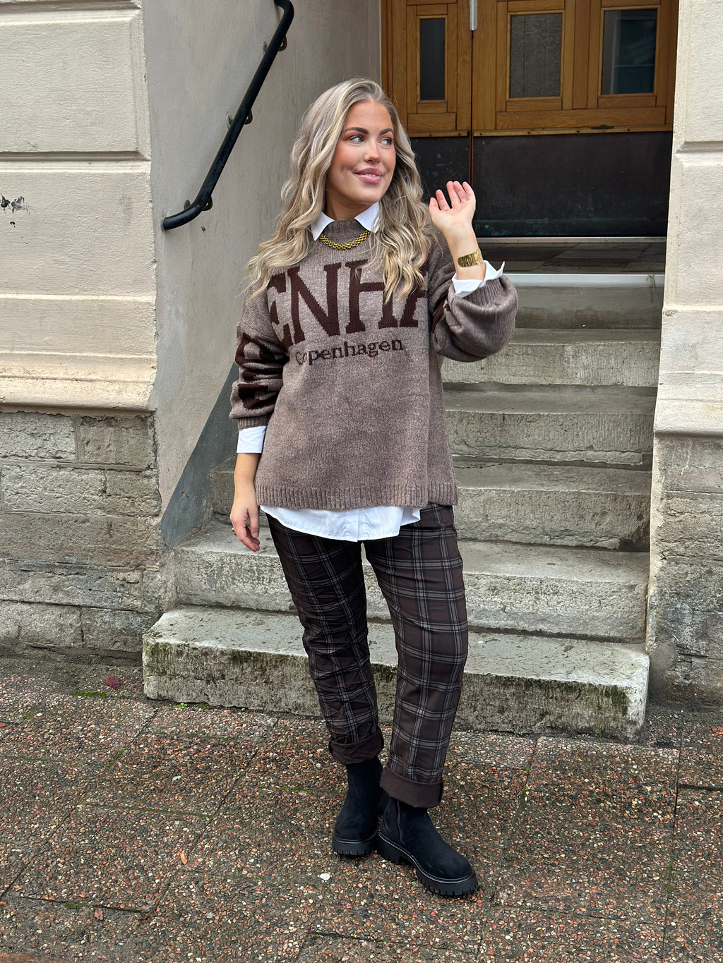 MARTA - KALII PANTS 71881 - BROWN