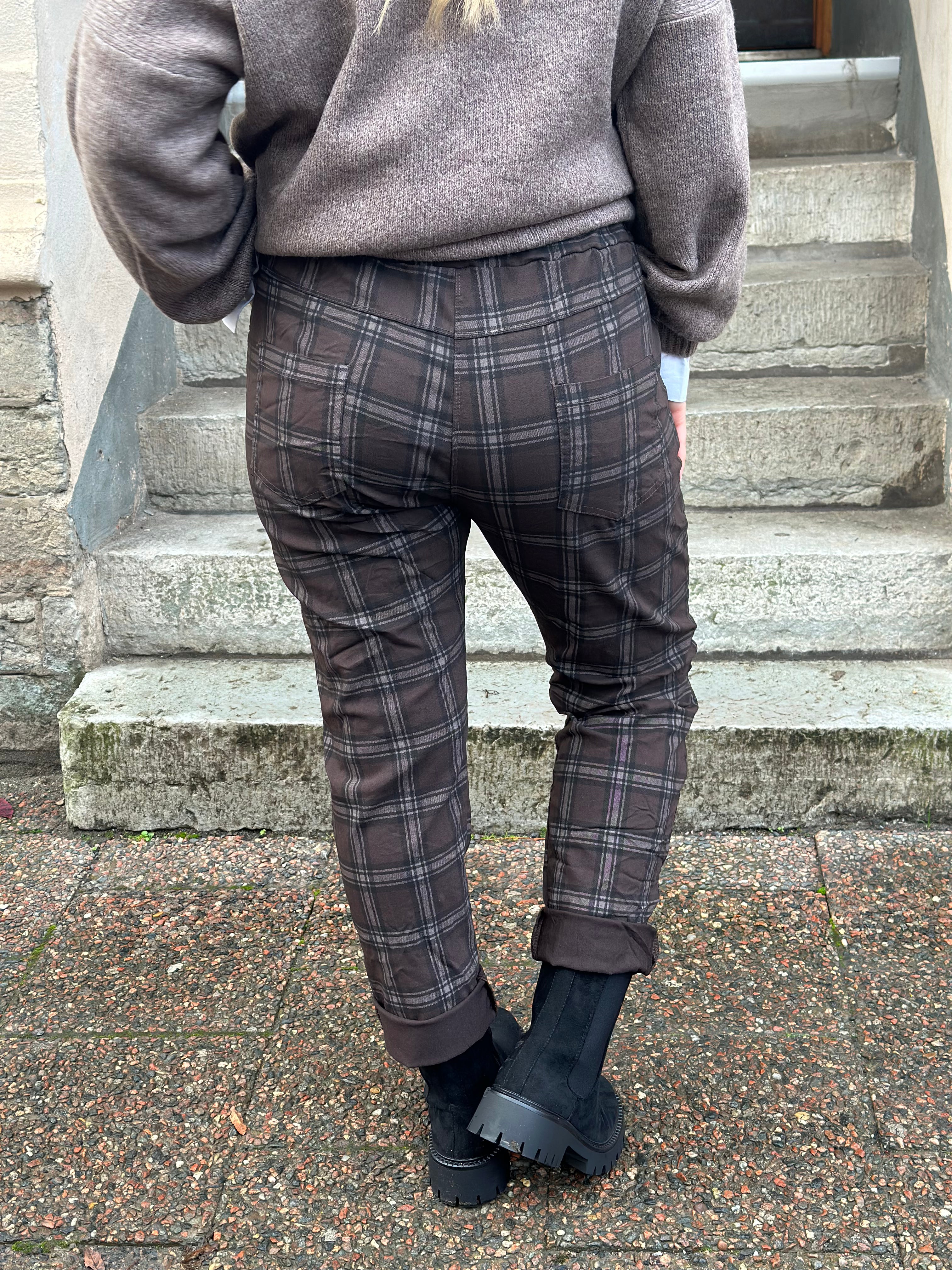 MARTA - KALII PANTS 71881 - BROWN