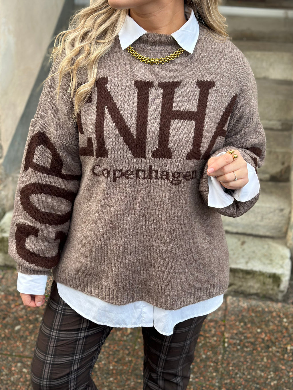 MARTA - ARIA KNIT 8111 - FANGO MELANGE/MORO