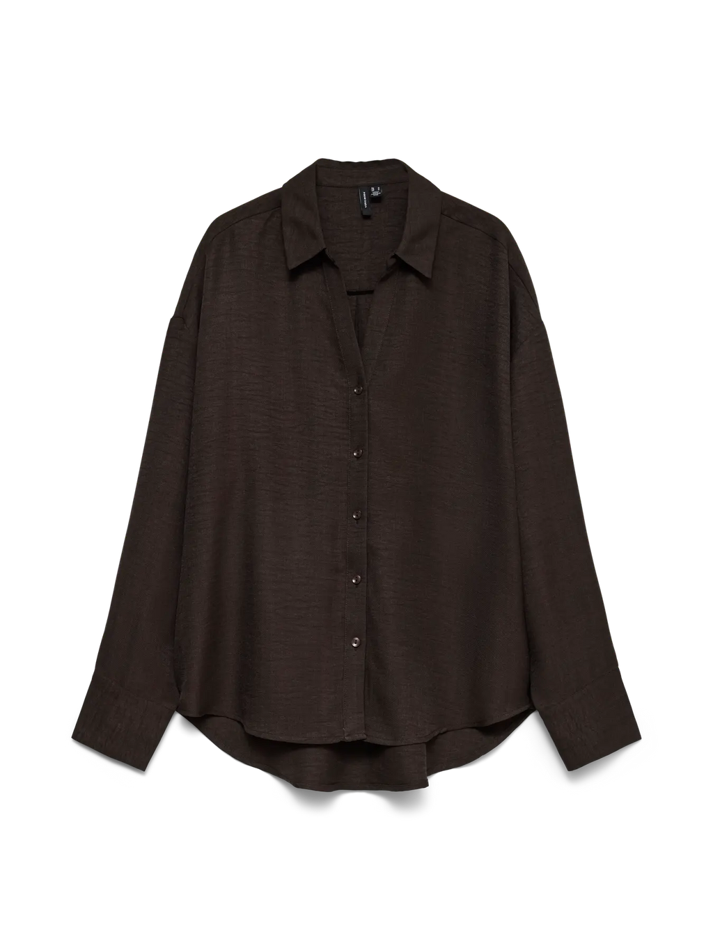 VEROMODA - MELANEY QUEENY LS SHIRT - CHOCOLATE TORTE