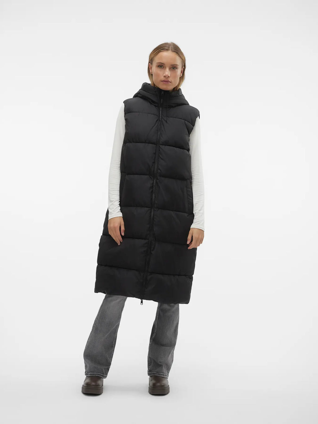 VEROMODA - LIGAANE WAISTCOAT - BLACK
