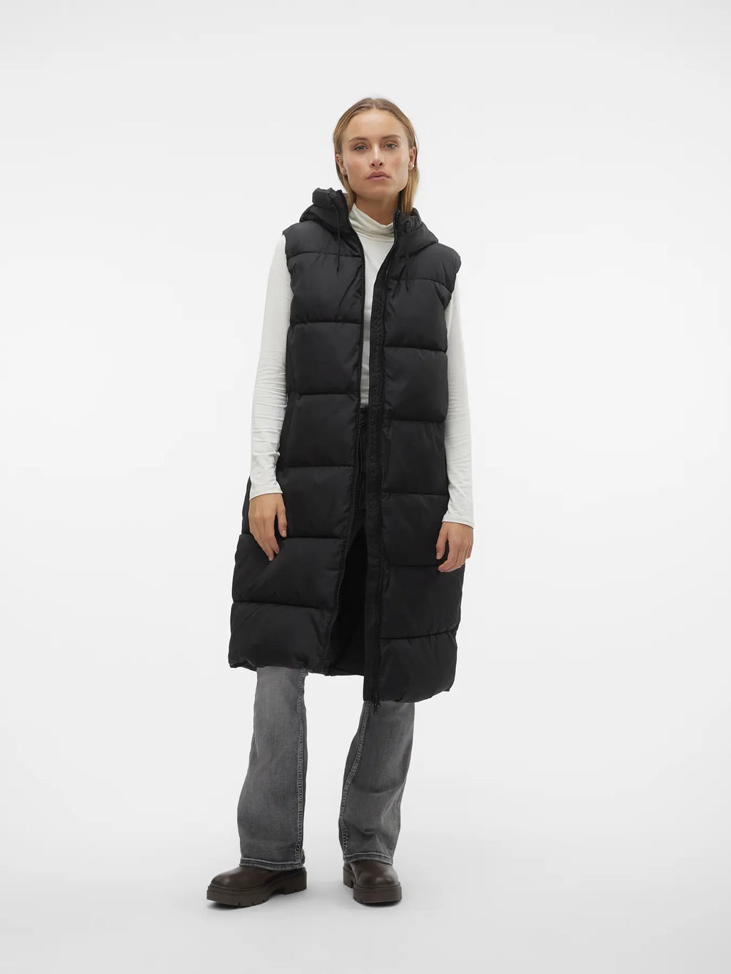 VEROMODA - LIGAANE WAISTCOAT - BLACK