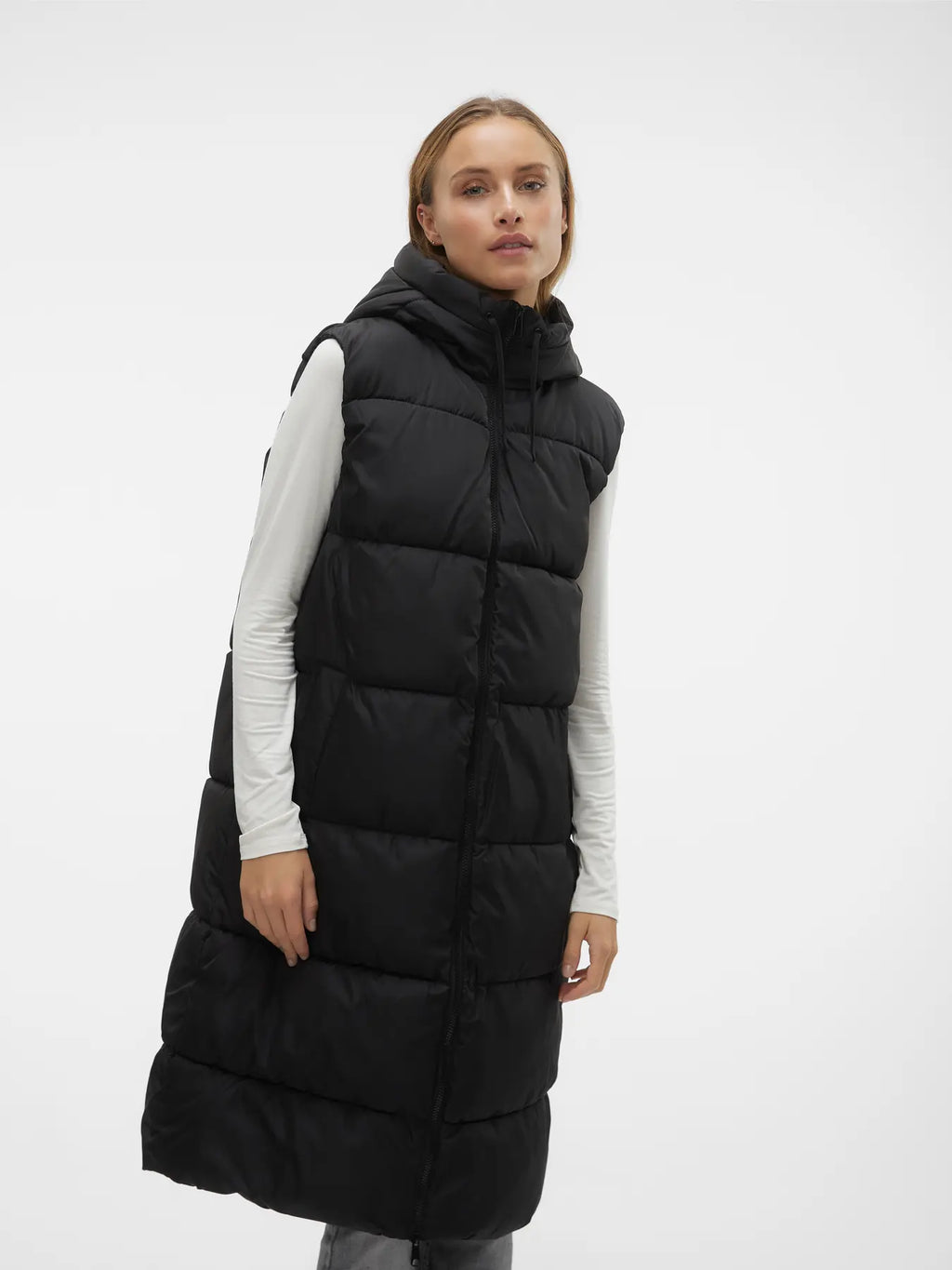 VEROMODA - LIGAANE WAISTCOAT - BLACK