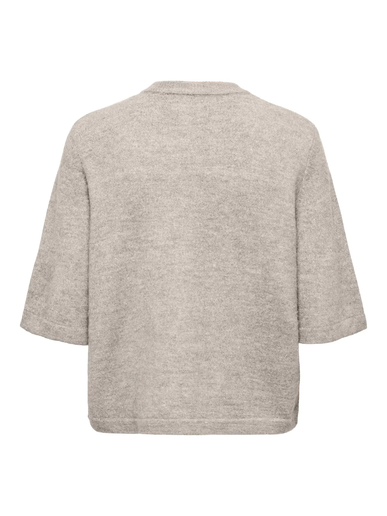 ONLY -CAMILLA S/S CARDIGAN KNIT - PUMICE STONE MELANGE