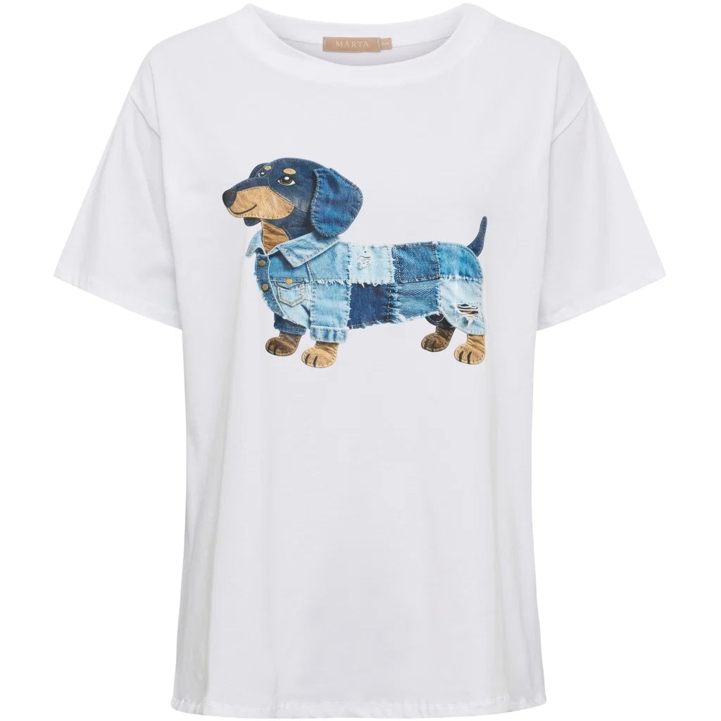 MARTA - INGE T-SHIRT 0532 - WHITE