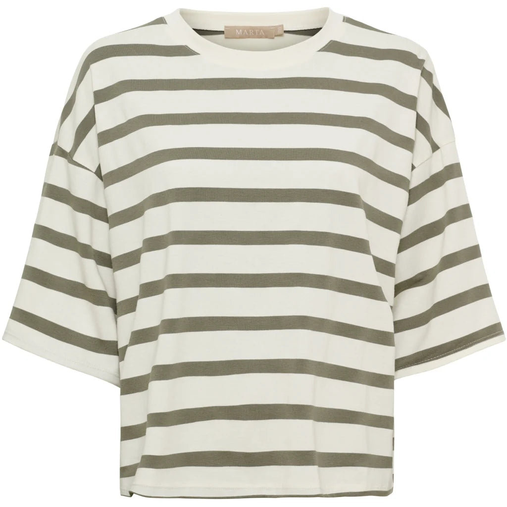 MARTA - SAGE T-SHIRT 8577 - OLIVE