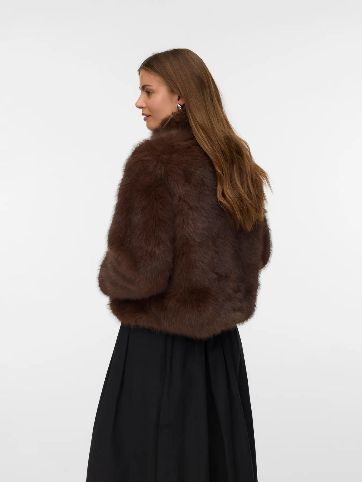 VEROMODA - MONROE SHORT JACKET - CHOCOLATE TORTE / MELANGE