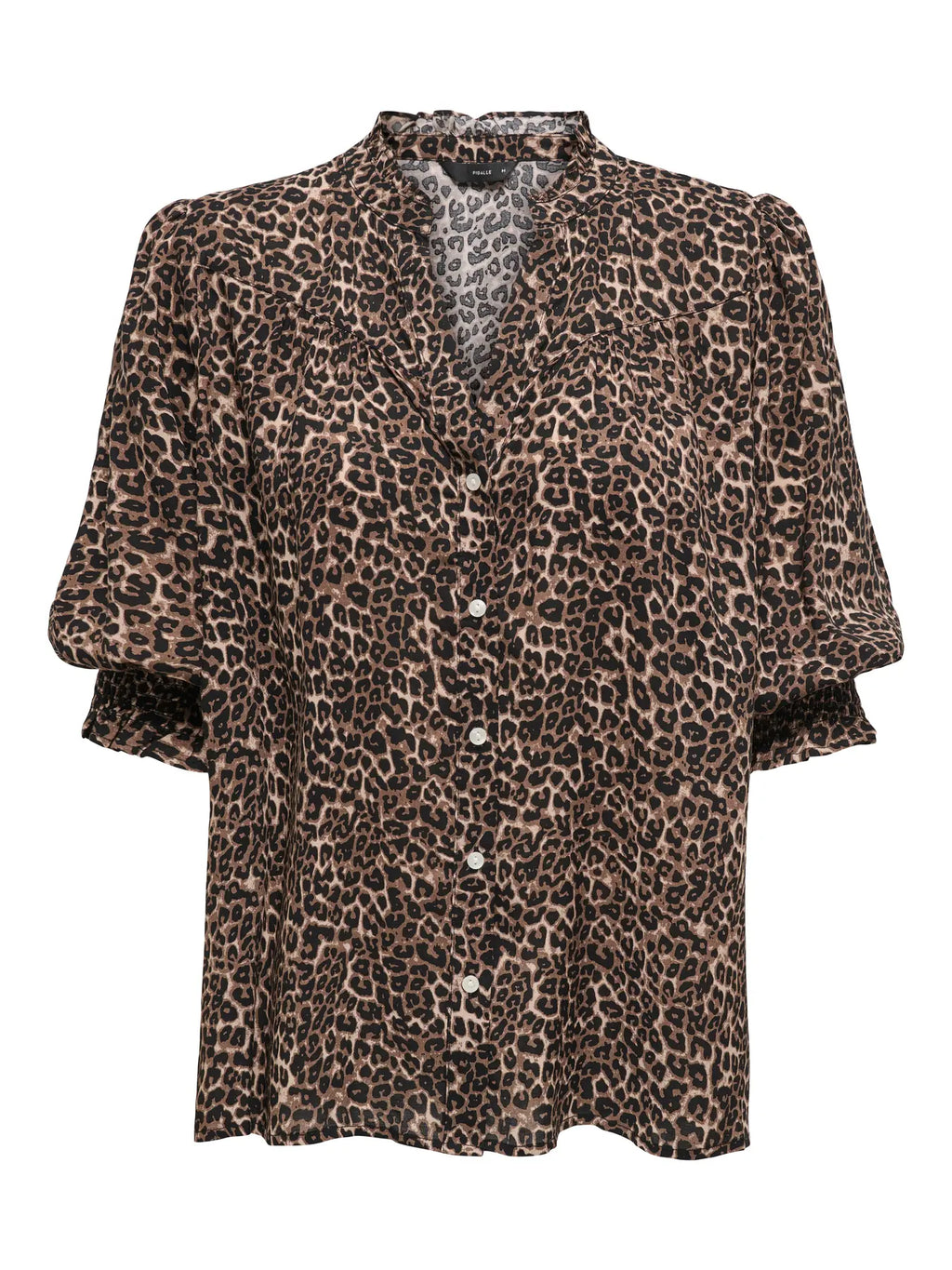 ONLY - RAYA 3/4 SHIRT - SILVER MINK ANIMAL