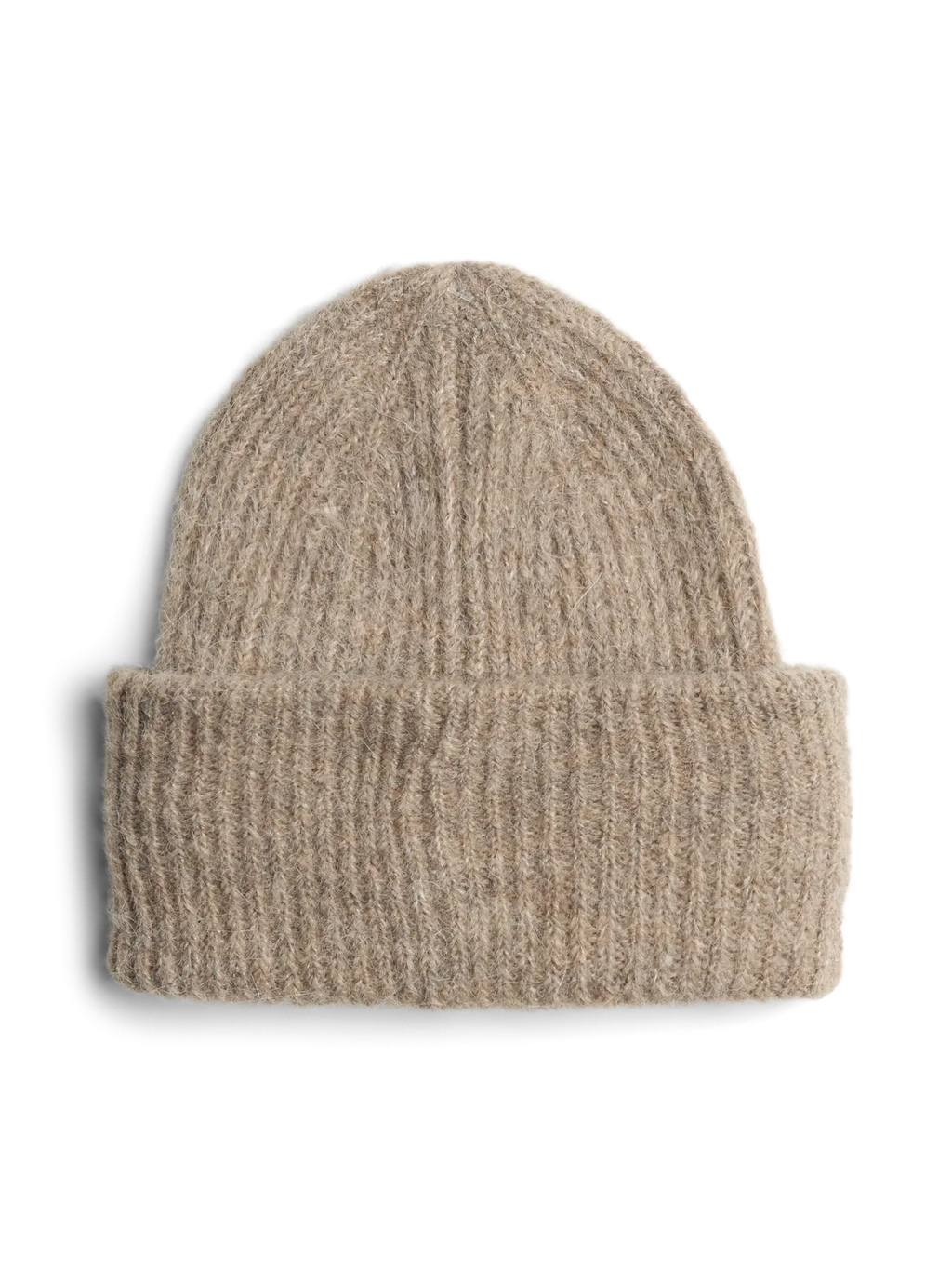 PIECES - BERA ALPACKA BLEND HOOD - SILVER MINK