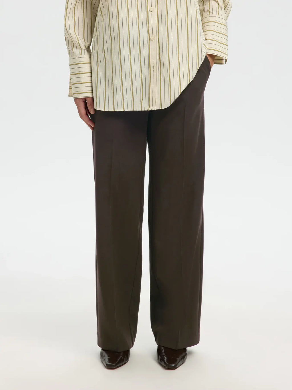 SELECTED FEMME - RITA MV WIDE PANT - DELICIOSO/MELANGE