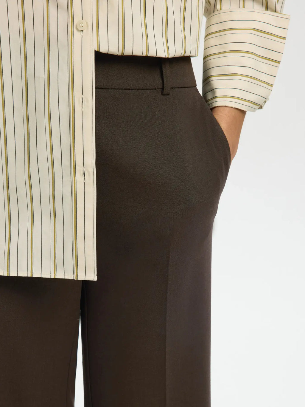 SELECTED FEMME - RITA MV WIDE PANT - DELICIOSO/MELANGE