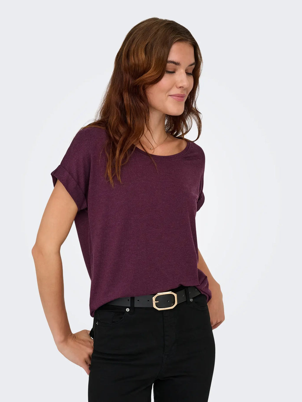 ONLY - MOSTER - SS O-NECK TOP - WINETASTING