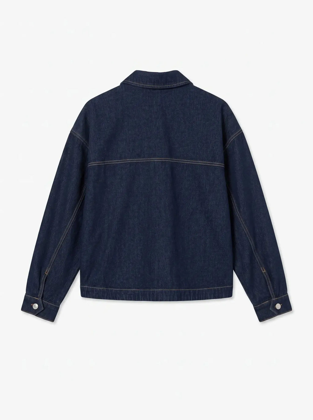 VEROMODA - JAMIE LS DENIM SHACKET - DARK BLUE DENIM RINSE
