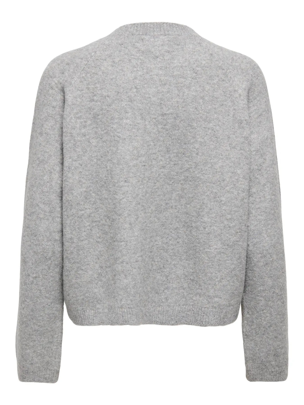 ONLY - PIEMONTE L/S CARDIGAN KNIT - LIGHT GREY MELANGE
