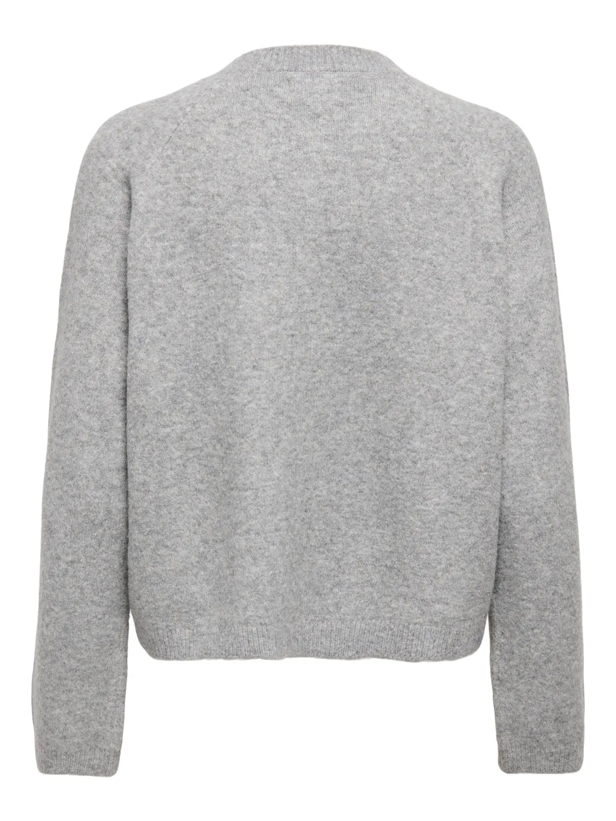 ONLY - PIEMONTE L/S CARDIGAN KNIT - LIGHT GREY MELANGE