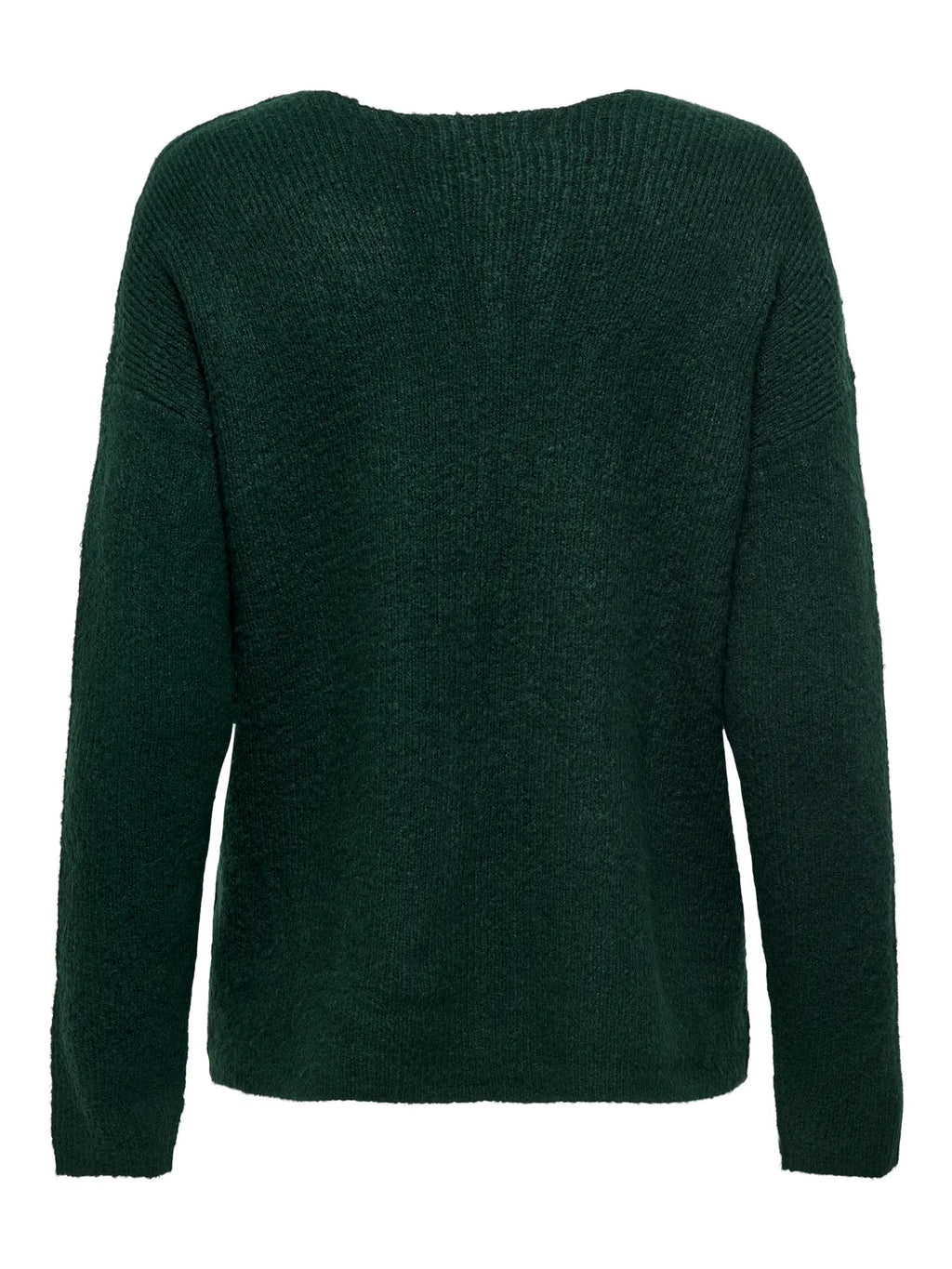ONLY - CAMILLA V-NECK L/S PULLOVER KNIT - SCARAB MELANGE