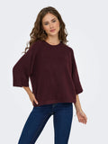 ONLY - SIMONI 3/4 PULLOVER - PORT ROYALE MELANGE