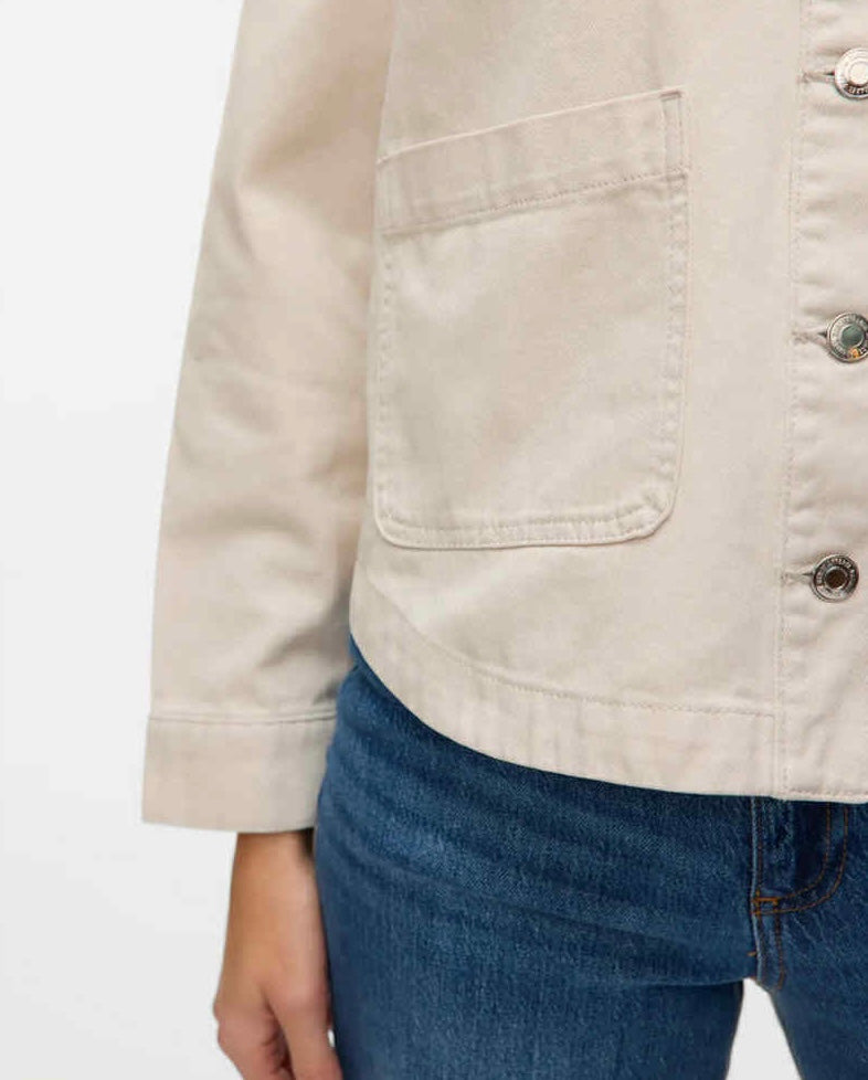 VEROMODA - JAMIE LS DENIM SHACKET - BIRCH