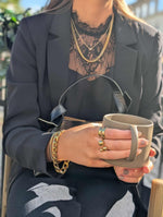 Ladda upp bild till gallerivisning, JDY - LION S/S LACE TOP - BLACK
