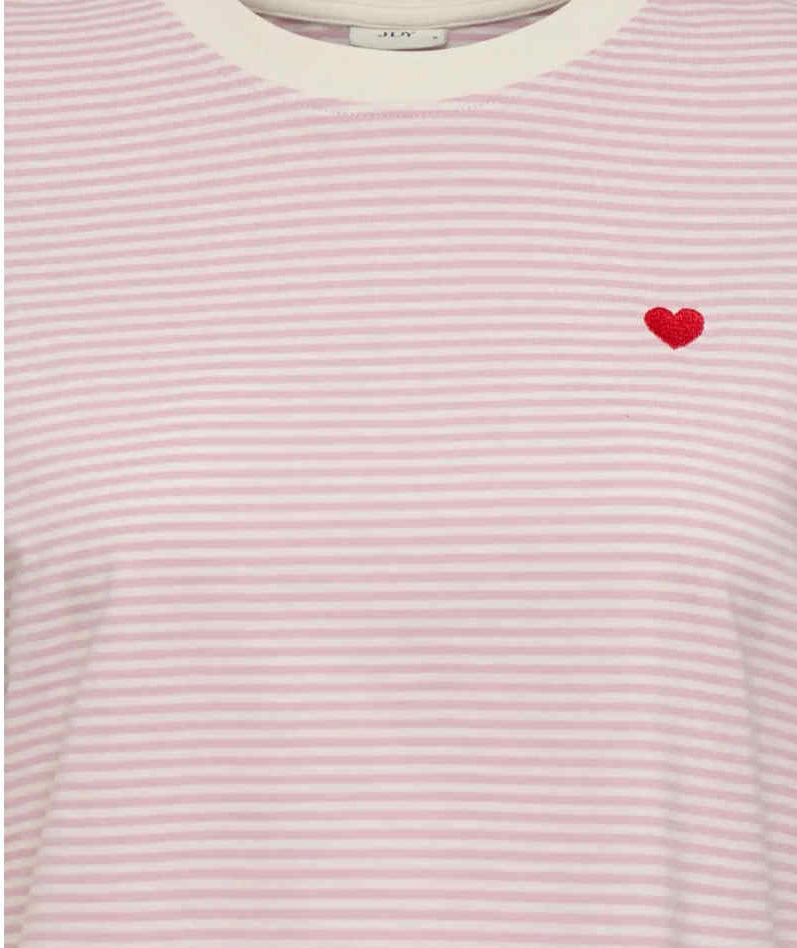 JDY - PISA S/S PRINT TOP - CLOUD DANCER/FRAGRANT