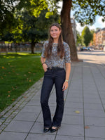 Ladda upp bild till gallerivisning, PIECES - KAM SS TOP - MOREL/SILVER SEQ
