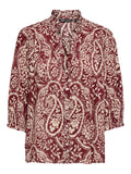 ONLY - RAYA 3/4 SHIRT - SABLE PAISLEY