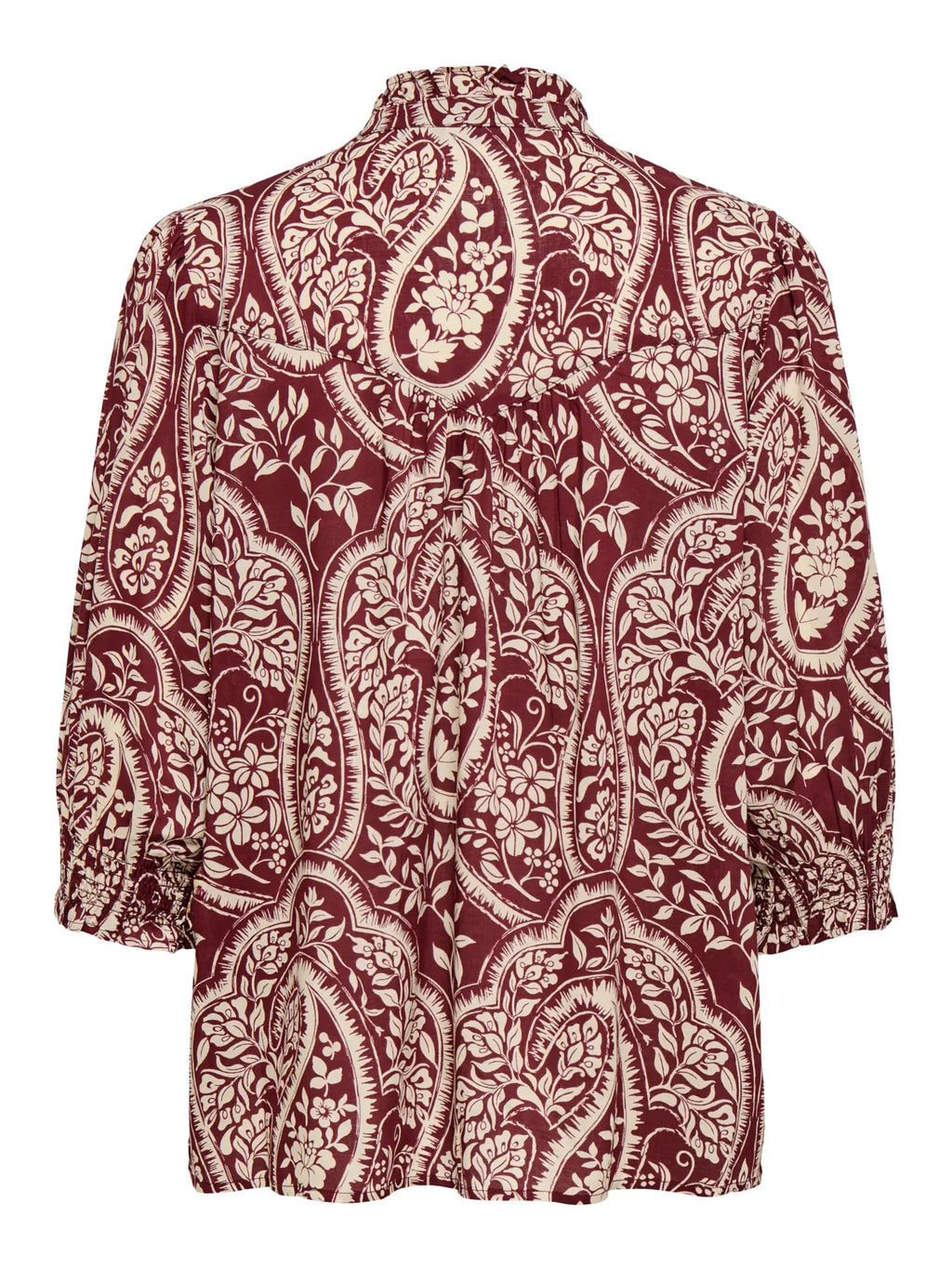 ONLY - RAYA 3/4 SHIRT - SABLE PAISLEY