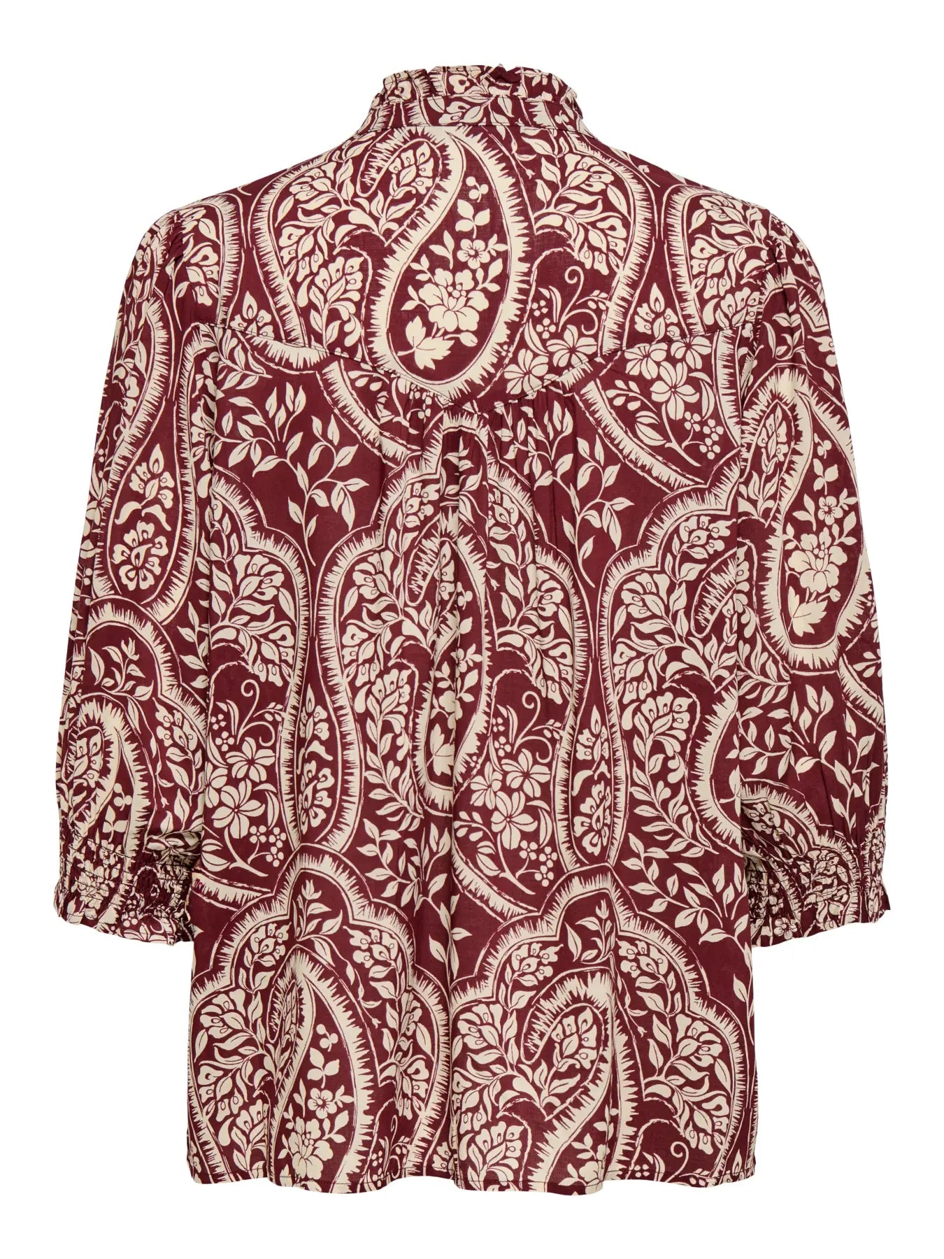 ONLY - RAYA 3/4 SHIRT - SABLE PAISLEY