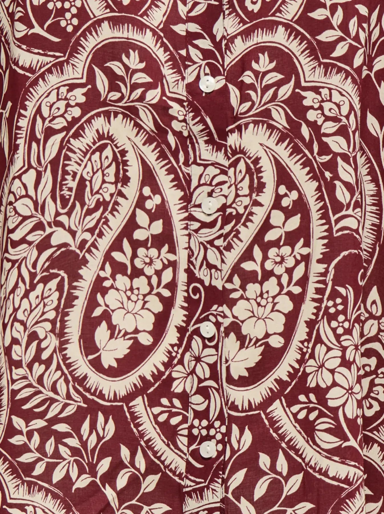 ONLY - RAYA 3/4 SHIRT - SABLE PAISLEY